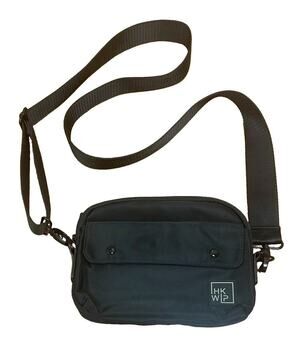 Convertible IHKWIP Crossbody Shoulder Belt Bag Black Card Slots Travel Hiking